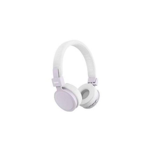 Auriculares Hama Freedom Lit III inalámbricos Bluetooth para llamadas y música lila y blanco