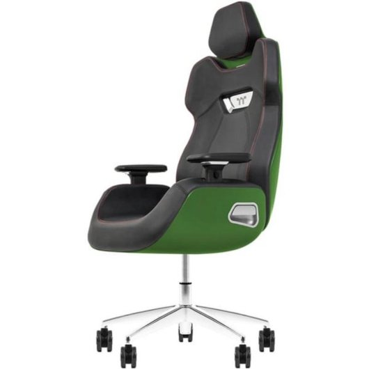 Sille gaming Thermaltake ARGENT E700 cuir et aluminium argent