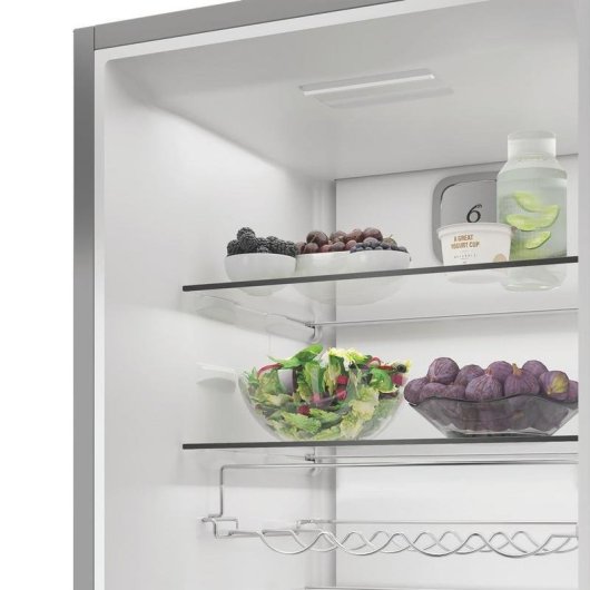 Frigorífico Una Puerta Whirlpool 186cm 365L E Plateado No Frost
