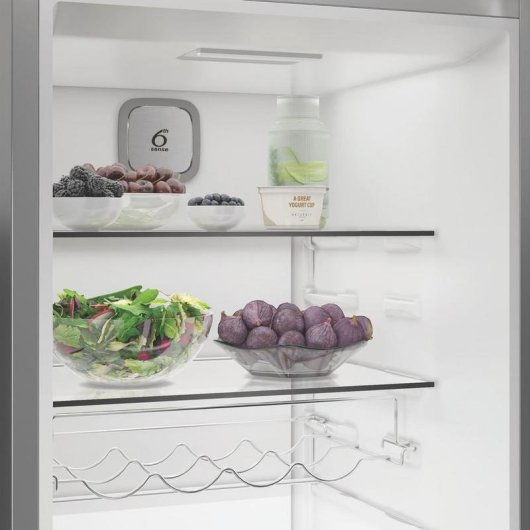 Frigorífico Una Puerta Whirlpool 186cm 365L E Plateado No Frost