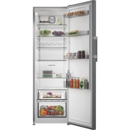 Frigorífico Una Puerta Whirlpool 186cm 365L E Plateado No Frost
