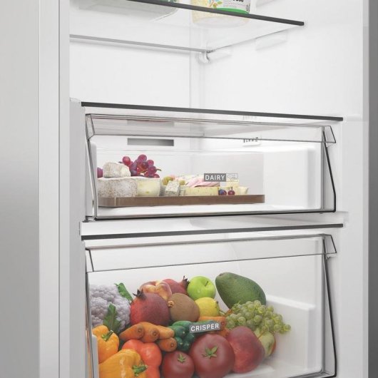 Frigorífico Una Puerta Whirlpool 186cm 365L E Plateado No Frost