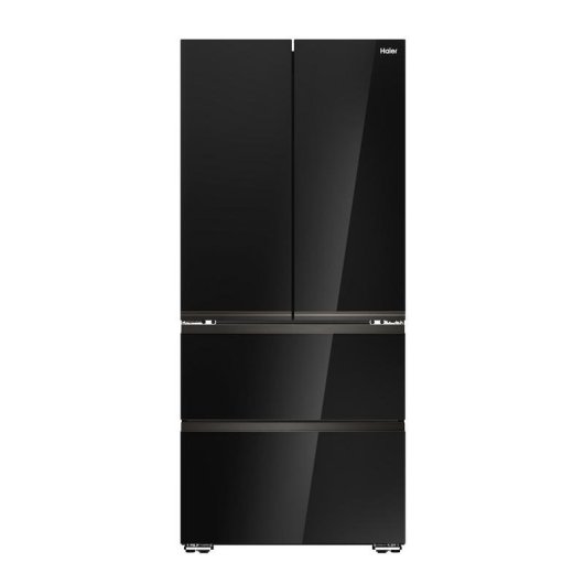 Frigorífico Cuatro Puertas Haier HFKR7819DNGB No Frost 190cm 468L D Negro