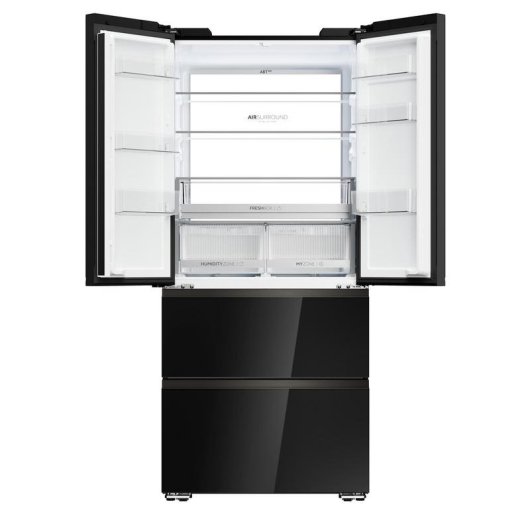 Frigorífico Cuatro Puertas Haier HFKR7819DNGB No Frost 190cm 468L D Negro