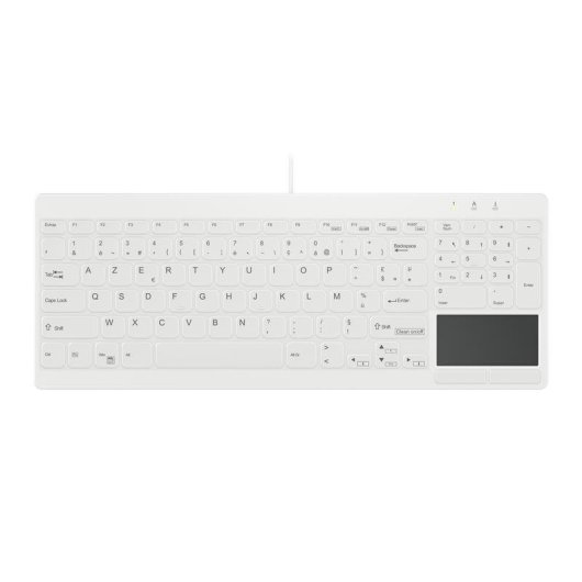 Teclado Contour Design Active Key alámbrico com touchpad e layout French