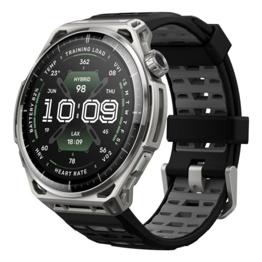Amazfit Balance 3 Bluetooth GPS NFC 44mm Acero Negro Talla única Resistente al agua 10ATM SpO2 Pulsómetro