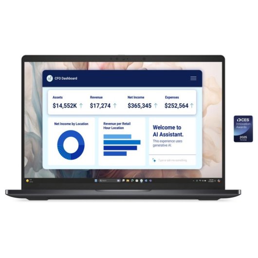DELL Pro 14 Premium PA14250 Laptop 14" Intel Core Ultra 5 236V 16GB Intel Arc Graphics Windows 11 Pro 130V 512GB SSD Magnesium-Gehäuse