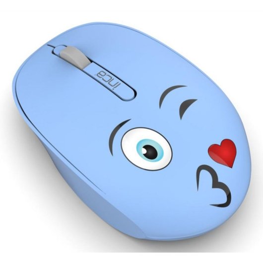 Ratón Inca IWM-245RM inalámbrico 1200 DPI ambidextro azul con receptor nano