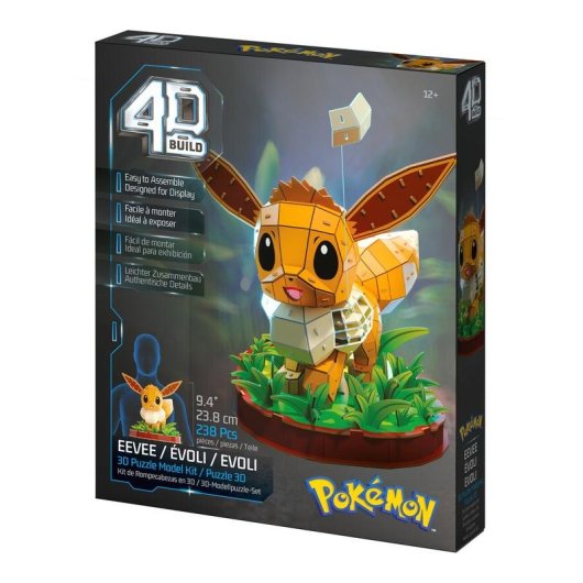 Puzzle 3D Pokémon Eevee Spin Master 238 Pezzi