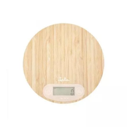 Balança de Cozinha Jata HBAL1110 Castanho Bambu Prensado LCD 5 kg