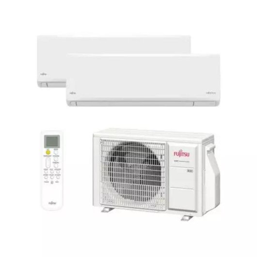 Aire Acondicionado MultiSplit 2x1 Fujitsu ASY25U2MI-KN 2.149 Frigorías A+++ Inverter Bomba de Calor WiFi