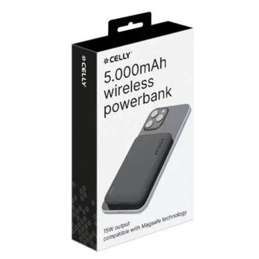 Powerbank Celly 5000 mAh USB-C Schnellladen 20W
