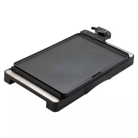 Plancha de asar Jata 2 de 2000 W con superficie de 35,6 x 25,4 cm