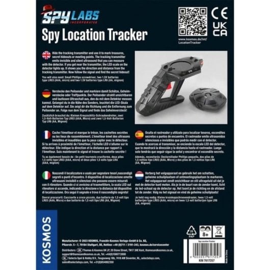 Kit de détective KOSMOS Spy Labs Tracker localisation et détecteur ultrasonique