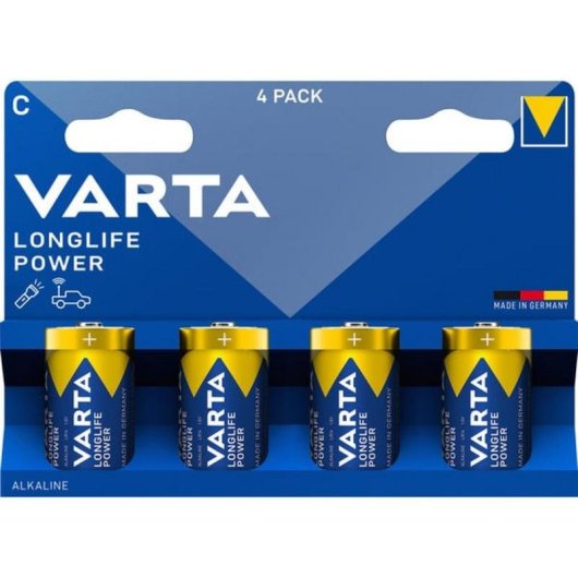 Pile Alcaline Varta LR14 C 1,5 V Lot de 4