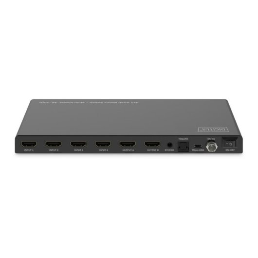 HDMI-Matrix-Switch 4x2 Digitus mit Multi-Viewer 4K/30Hz