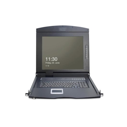 Console de rack modulaire Digitus 17" KVM 1 port tactile