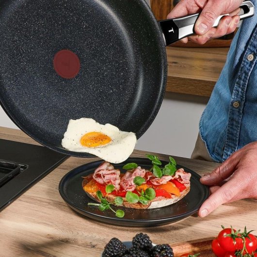 Poêle Wok Tefal Expertise+ 28 cm Alu Thermo-Spot Induction