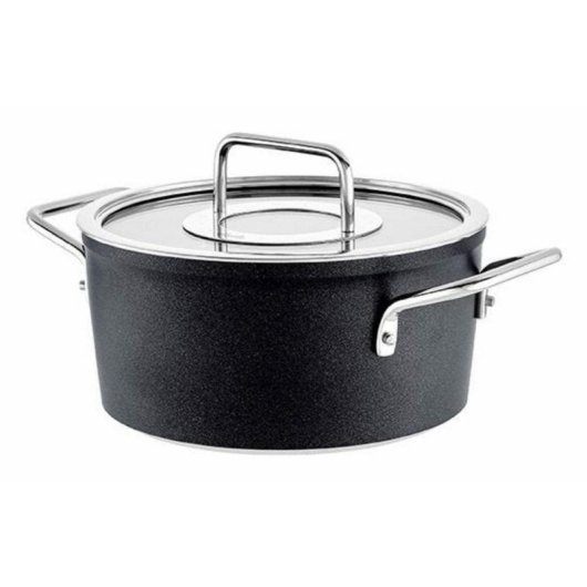 Fissler Adamant Kochtopf 24 cm 4,9 L Edelstahl Schwarz