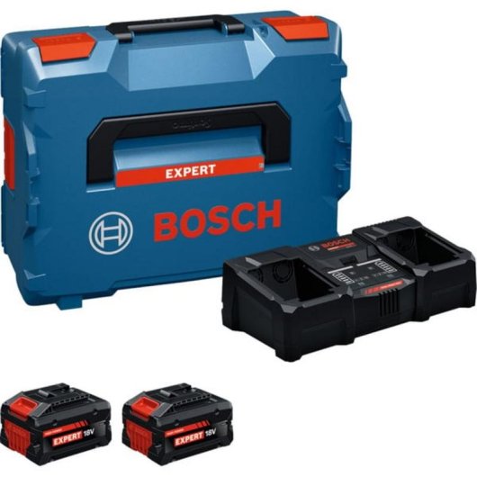 Cargador Baterías Bosch Expert EXAL18V2-320 18V 8Ah x2 AMPShare