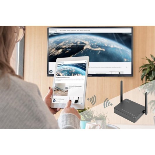 Sistema de Colaboración Inalámbrico Digitus Click & Present Pro 2TX/1RX