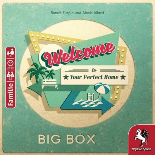 Juego de mesa Pegasus Bienvenido a tu perfecta Home Big Box familiar y de estrategia