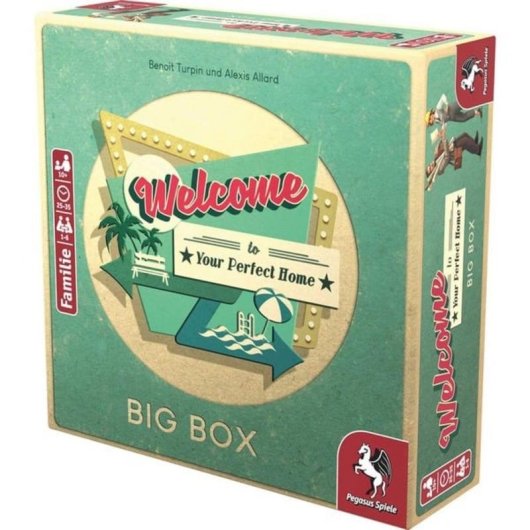 Juego de mesa Pegasus Bienvenido a tu perfecta Home Big Box familiar y de estrategia