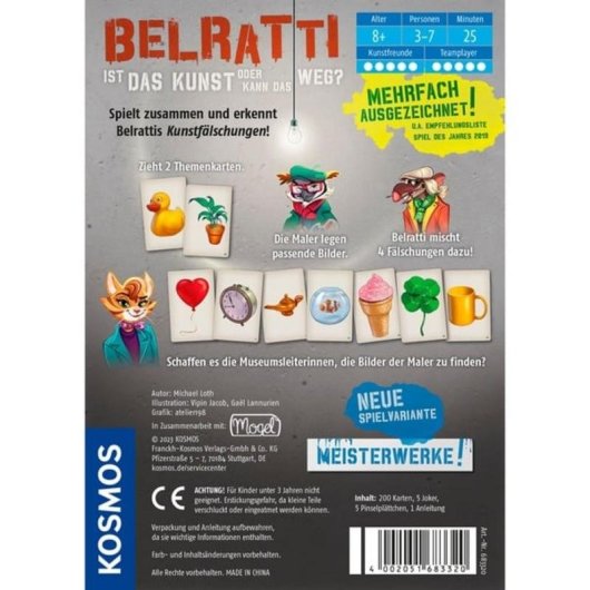 Kooperatives Kartenspiel KOSMOS Belratti für 3-7 Spieler
