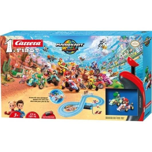Set de Pistas de Corridas Carrera FIRST Mario Kart World Mario vs Yoshi 1:50