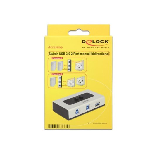 Commutateur USB 3.0 DeLOCK 3 ports type A