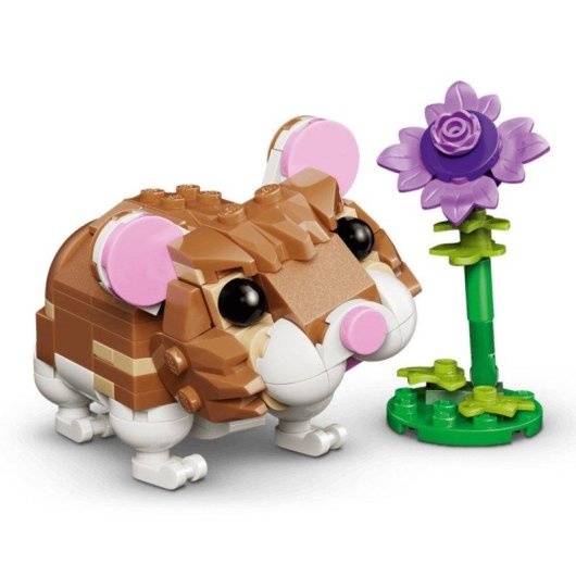 Set LEGO Creator 3 in 1 Hamster Adorabile con Fiore 31376