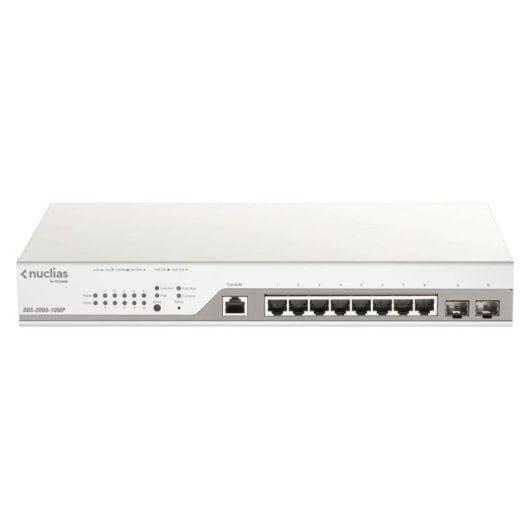 Switch D-Link DBS-2000-10MP Managed L2 Gigabit PoE+ 8 Ports