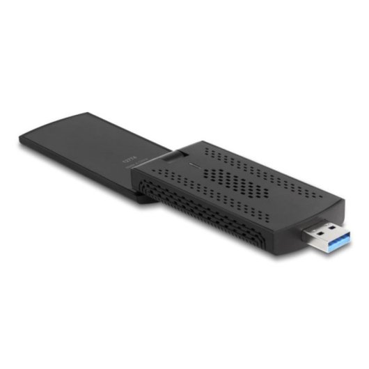 Adaptador DeLOCK USB WLAN Wi-Fi 6E AX5400 2402+574 Mbps