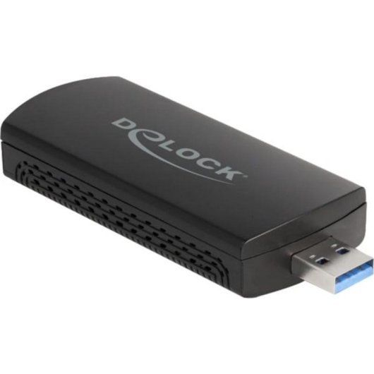 Adaptador DeLOCK USB WLAN Wi-Fi 6E AX5400 2402+574 Mbps