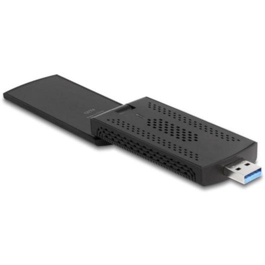 Adaptador DeLOCK USB WLAN Wi-Fi 6E AX5400 2402+574 Mbps