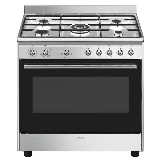 Cuisinière Smeg Concert CX90GM Acier Inoxidable 5 Zones Gaz