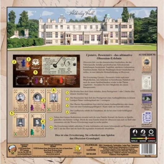 Spiele-Erweiterung Pegasus Obsession Upstairs Downstairs 1-5 Spieler