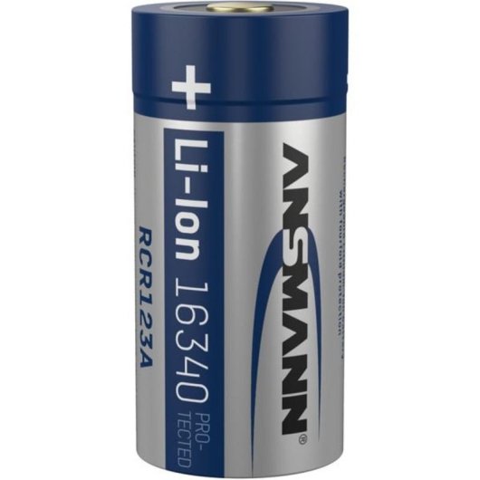 Batería recargable Ansmann 16340 Ion de litio 850 mAh con carga Micro-USB