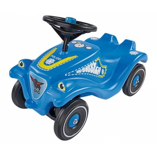 Correpasillos BIG Bobby-Car Classic Police Azul con Luz y Sonido