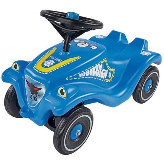 Correpasillos BIG Bobby-Car Classic Police Azul con Luz y Sonido