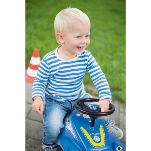Correpasillos BIG Bobby-Car Classic Police Azul con Luz y Sonido