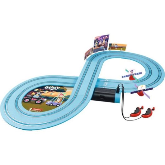 Piste de Courses Carrera FIRST Bluey & Bingo 2 Joueurs 2,4 m