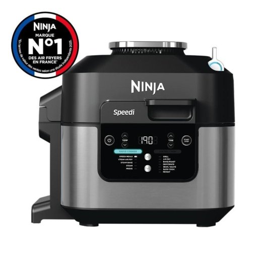 Friteuse sans Huile Ninja ON500EU 5,7L 1760W avec Technologie Rapid Cook et Minuterie