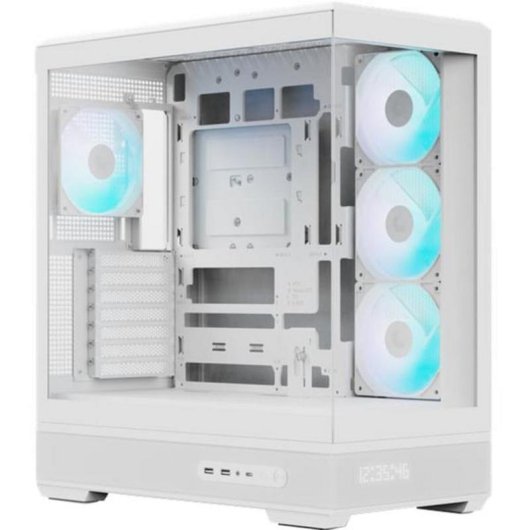 Case PC Aerocool P500B Digi Display LED ARGB Bianco