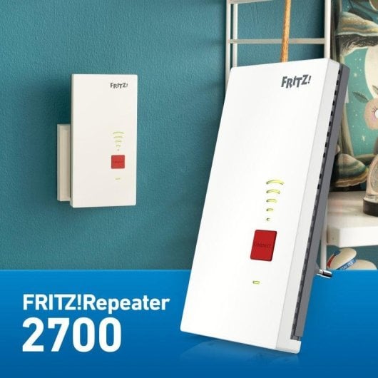 WLAN Repeater Fritz FRITZ!Repeater 2700 Wi-Fi 7 Dual Band 2.5GbE 6500 Mbit/s