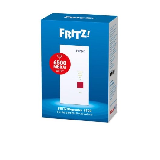 WLAN Repeater Fritz FRITZ!Repeater 2700 Wi-Fi 7 Dual Band 2.5GbE 6500 Mbit/s