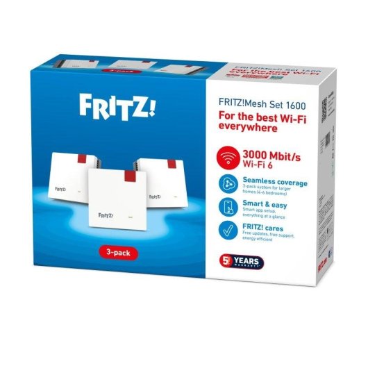 FRITZ! Mesh-System Wi-Fi 6 1600 3er Pack