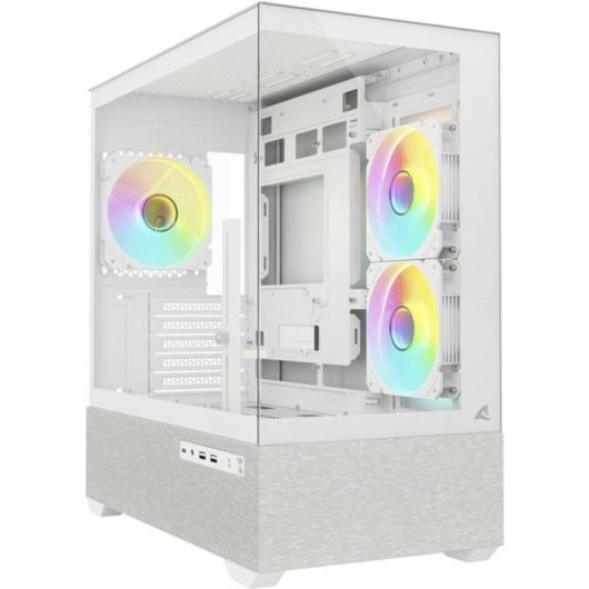 Caja PC Sharkoon MK7 ARGB Blanco µATX Ventana