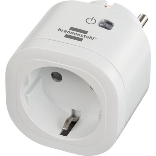 Prise intelligente Brennenstuhl Connect WA 3600 XS02 Wi-Fi Commande vocale Matter