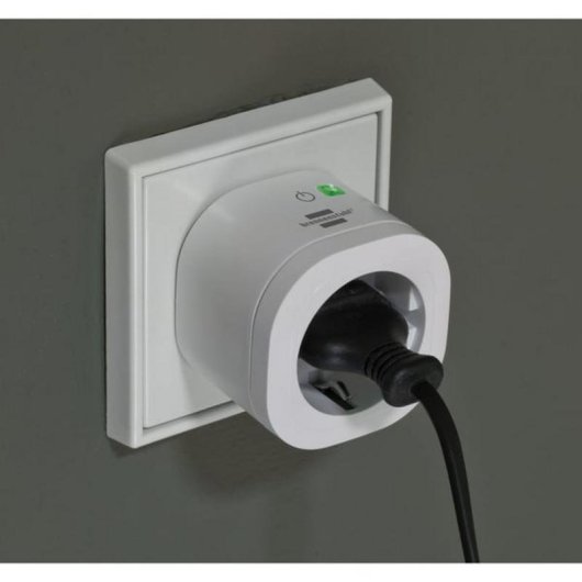 Prise intelligente Brennenstuhl Connect WA 3600 XS02 Wi-Fi Commande vocale Matter